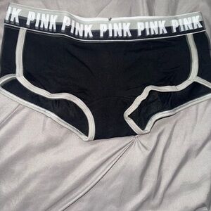 Black and Gray PINK Boy Shorts